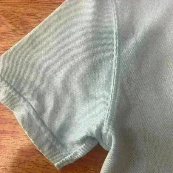 Men's Light Blue Polo Style Short Sleeve Shirt Size Small - True Craft - Picture 3 of 9